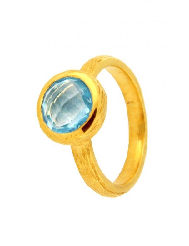ANILLO METAL CHAPADO DORADO NBR-087&G-AG