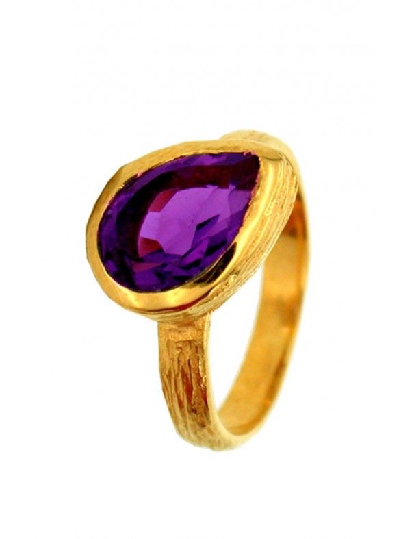 ANILLO METAL CHAPADO DORADO NBR-212&G-AM