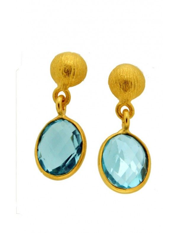 PENDIENTES METAL CHAPADO MUJER ER-1967&G-TO