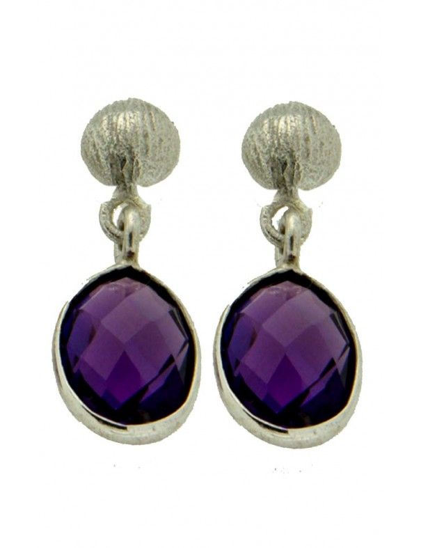 PENDIENTES METAL CHAPADO MUJER ER-1967&P-AM