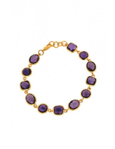 PULSERA METAL CHAPADO MUJER NBB-358&G-AG