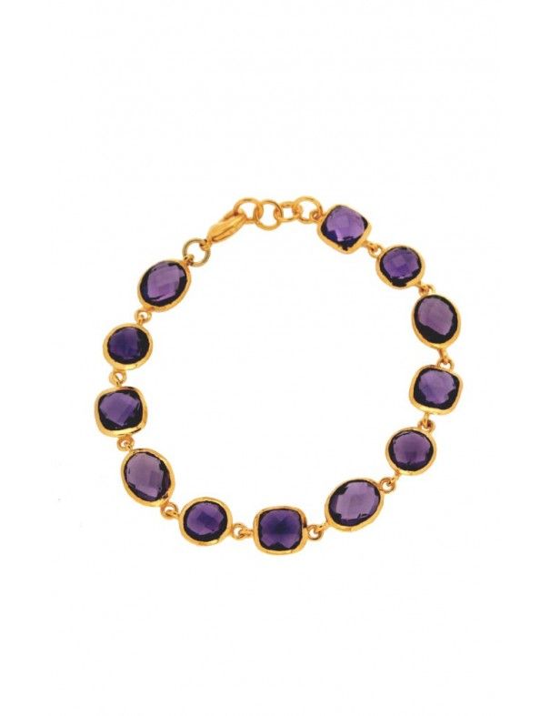 PULSERA METAL CHAPADO MUJER NBB-358&G-AG