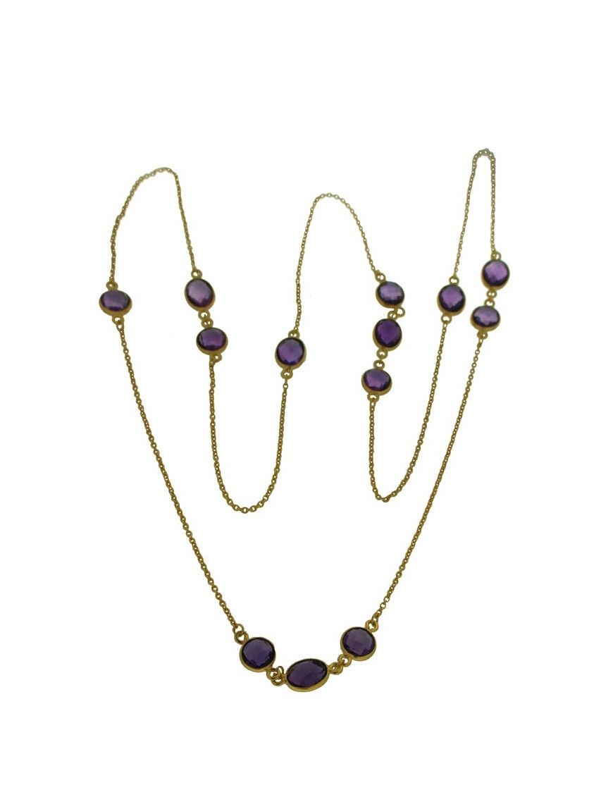 COLLAR METAL MUJER NBN-032&G-AM