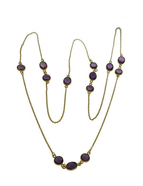 COLLAR METAL MUJER NBN-032&G-AM