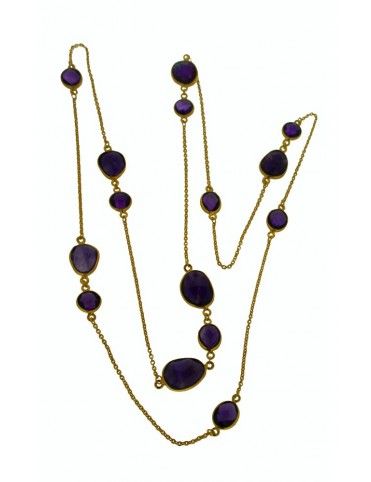 COLLAR METAL MUJER NBN-009&G-AM