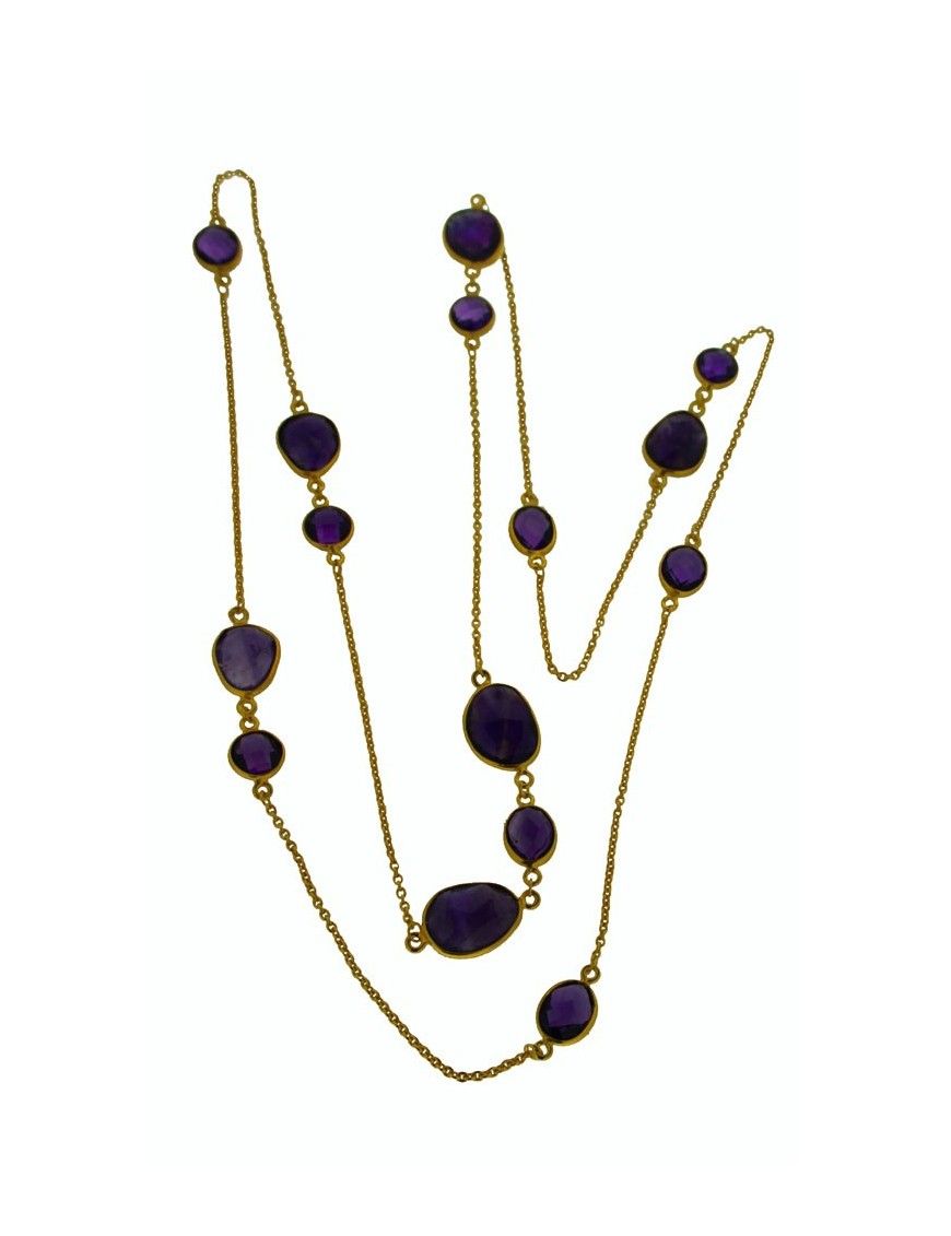 COLLAR METAL MUJER NBN-009&G-AM