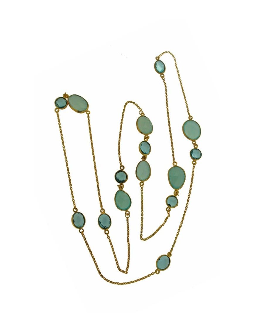 COLLAR METAL MUJER NBN-009&G-TO