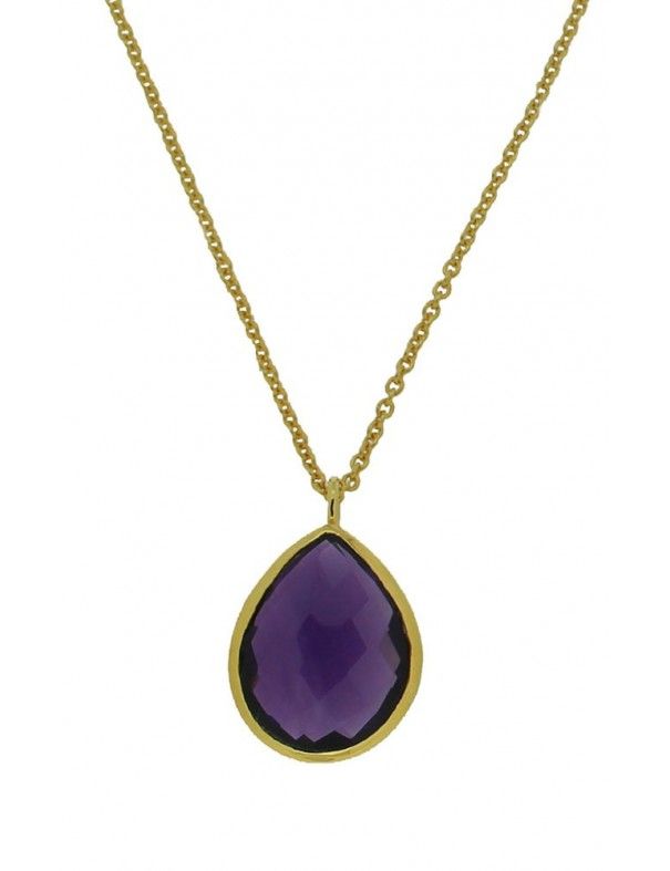 COLLAR METAL CHAPADO MUJER NBN-029&G-AM