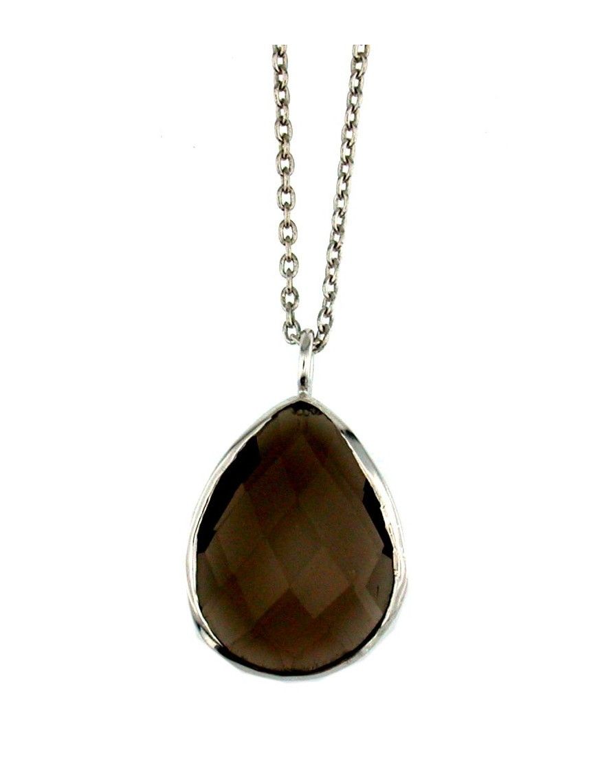 COLLAR METAL CHAPADO MUJER NBN-029&P-CZO