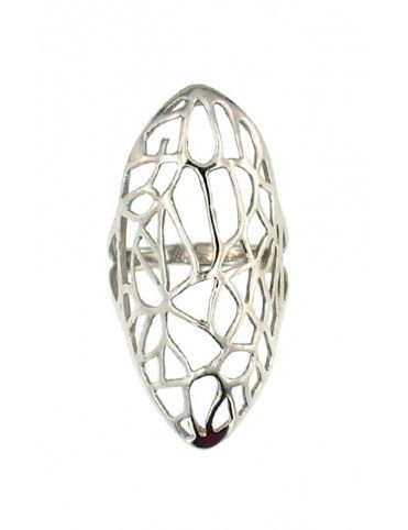 ANILLO PLATA CALADA MUJER RP7776