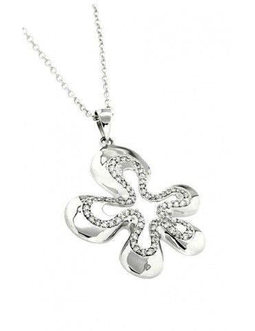 COLLAR PLATA CIRCONITAS PS3861