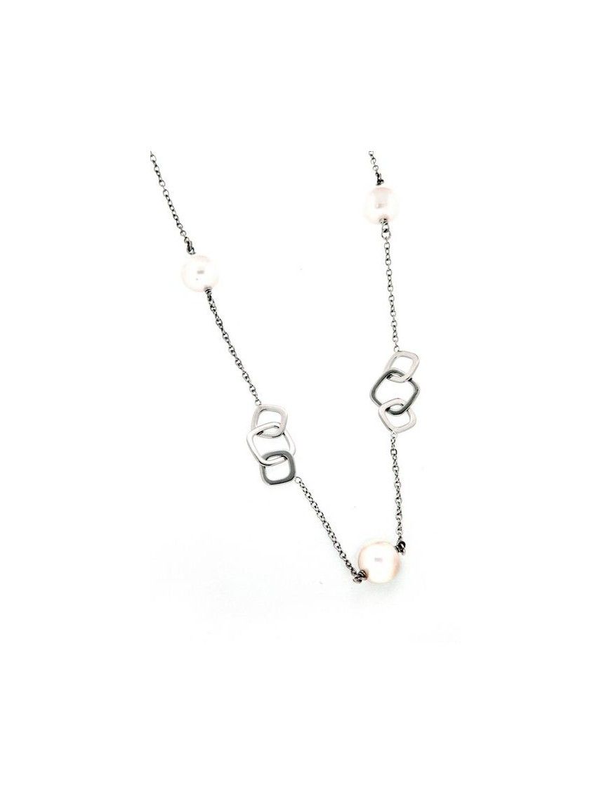 COLLAR PLATA PERLAS NS975