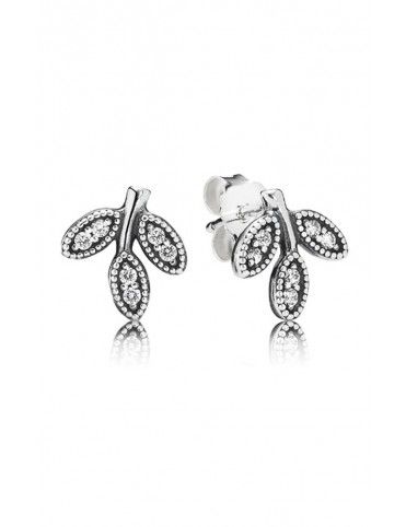 PENDIENTES PANDORA PLATA HOJAS BRILLANTES 290564CZ