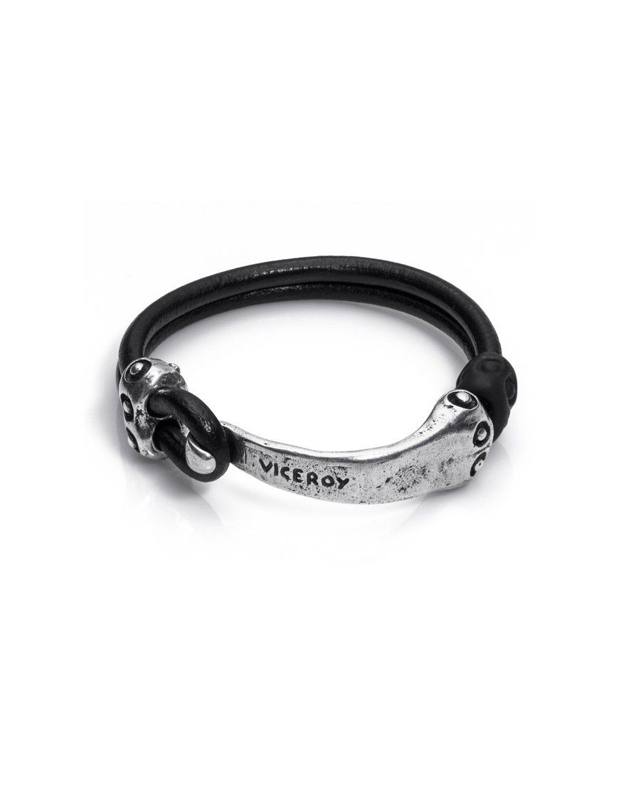 Pulsera Viceroy metal chapado plata hombre 1000P09010