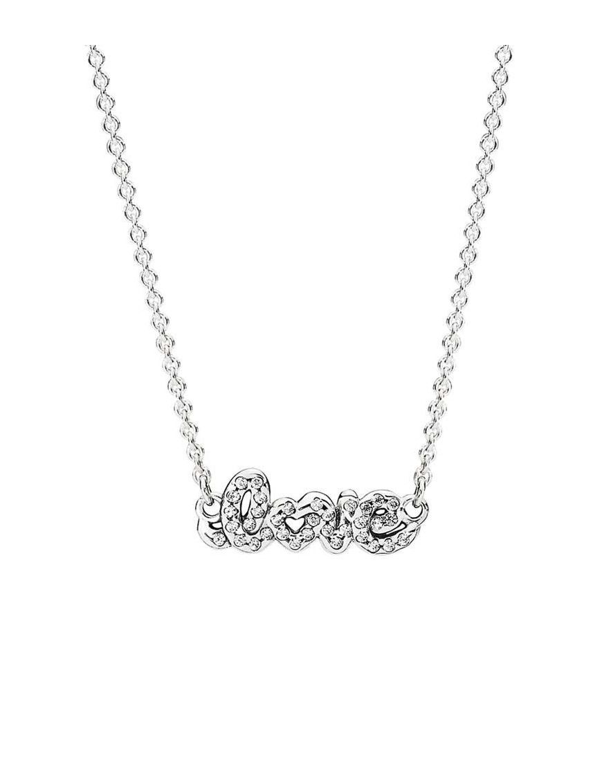 Collar Pandora plata mujer 590415CZ-45