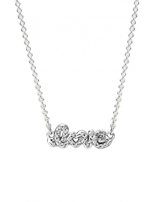 Collar Pandora plata mujer 590415CZ-45
