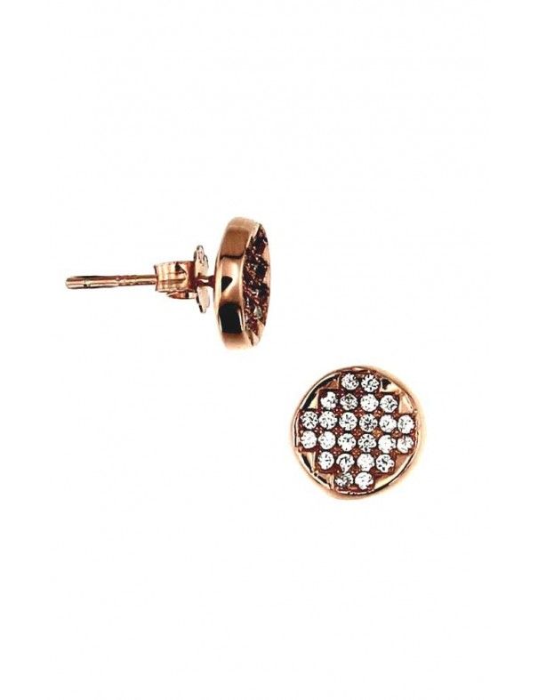 Pendientes plata mujer PL23454-P/RO