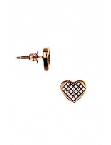 Pendientes plata mujer PL23458-P/RO