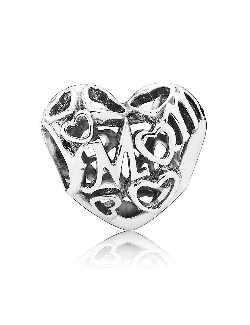 Abalorio Pandora corazón calado 791519