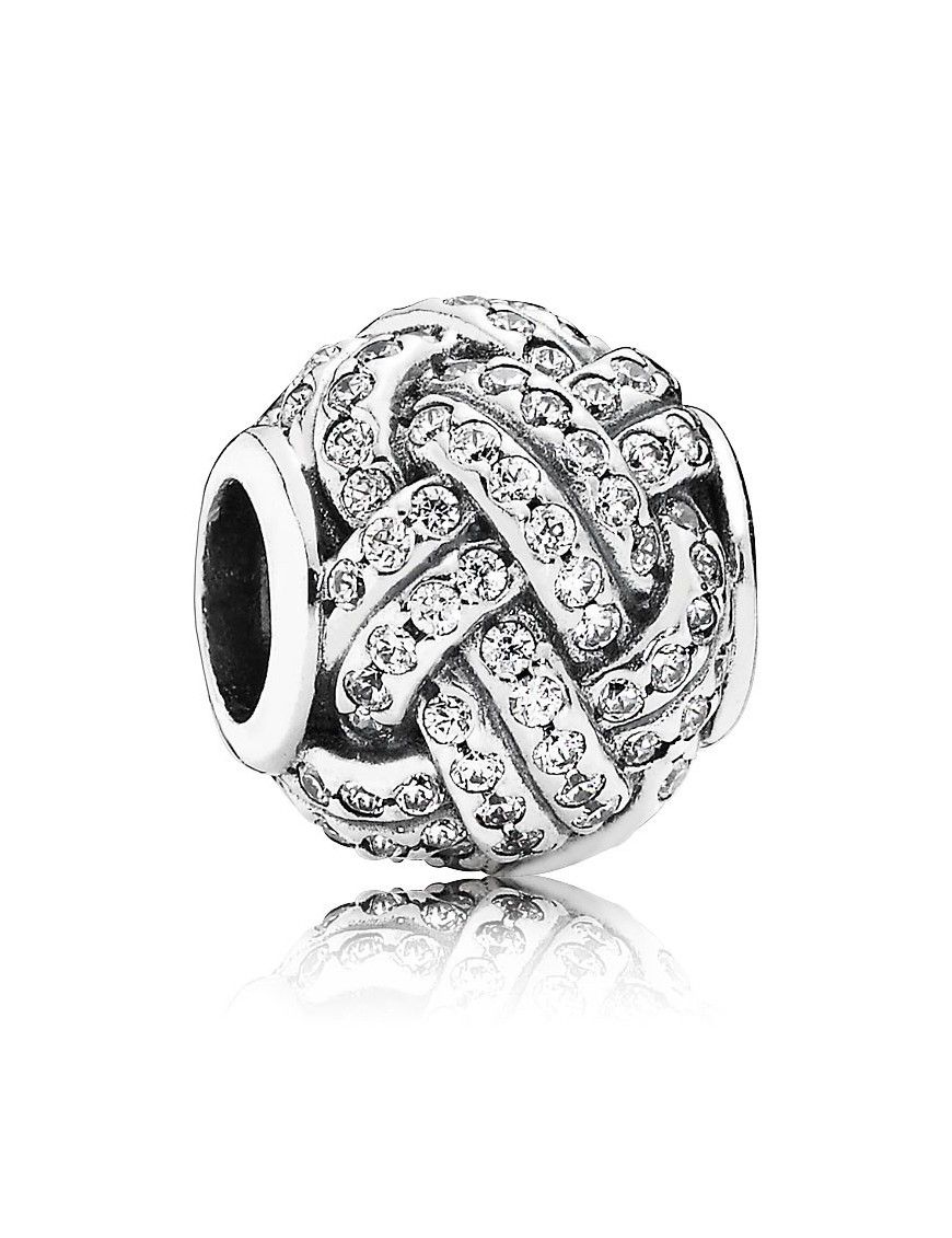 Charm Pandora plata Nudo de Amor 791537CZ