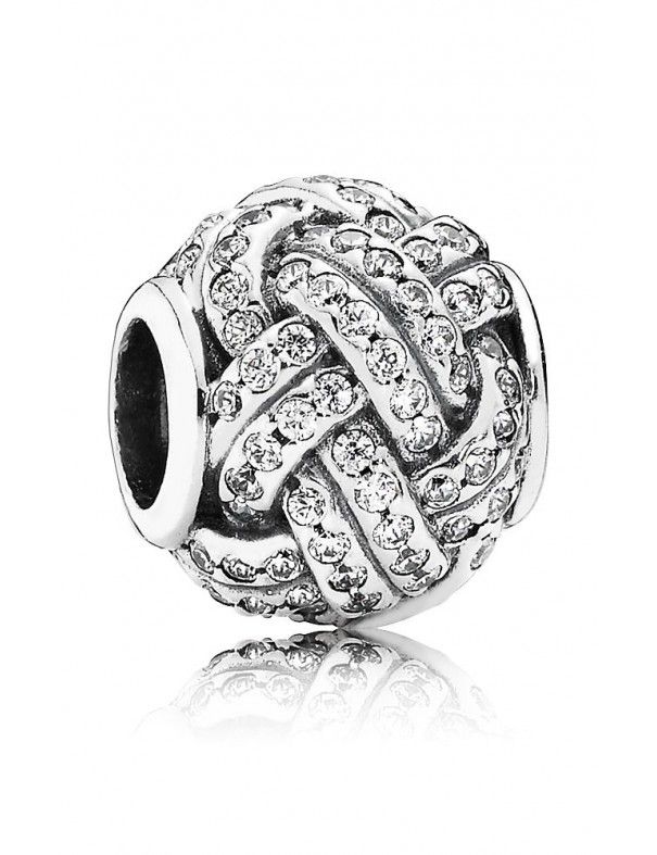 Charm Pandora plata Nudo de Amor 791537CZ