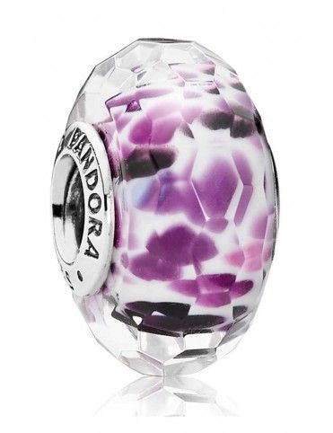 Charm  Pandora Cristal de Murano Rosa Shibori 791608
