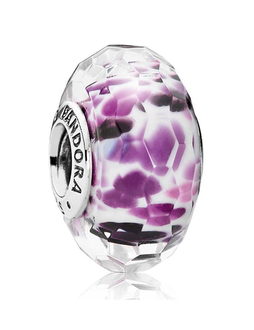 Charm  Pandora Cristal de Murano Rosa Shibori 791608
