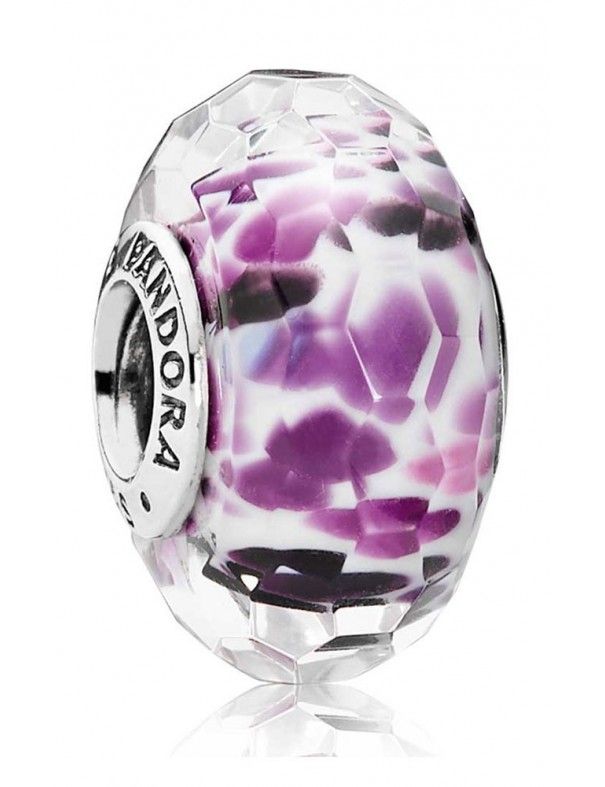 Charm  Pandora Cristal de Murano Rosa Shibori 791608