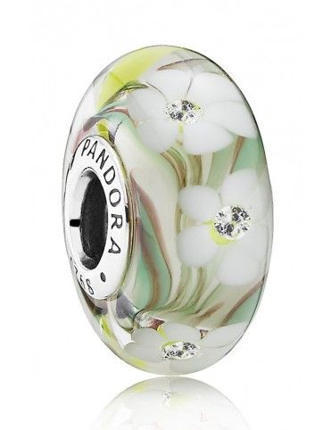 Charm Pandora plata y murano Flores Silvestres 791638CZ