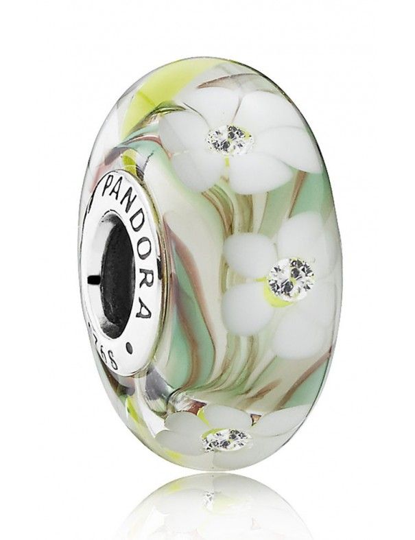 Charm Pandora plata y murano Flores Silvestres 791638CZ