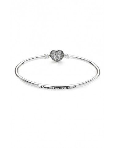 Pulsera Pandora corazón pavé 590722CZ-17