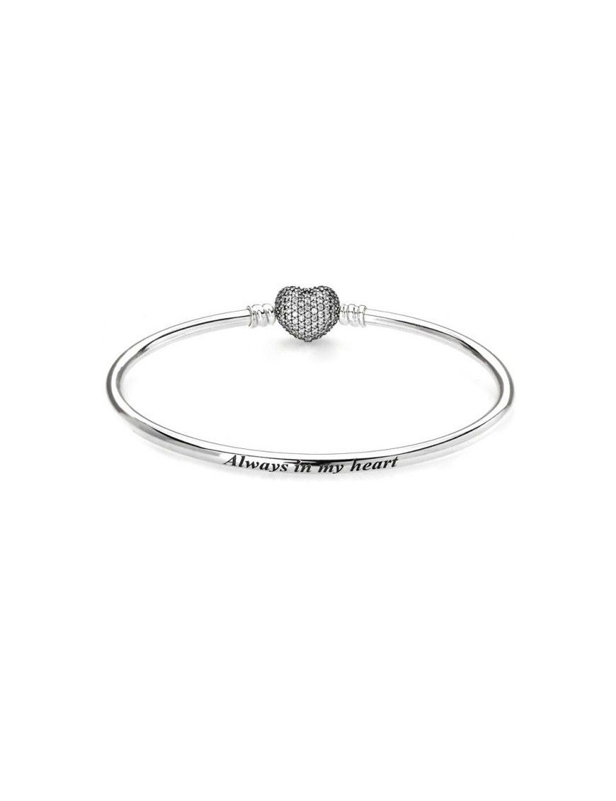 Pulsera Pandora corazón pavé 590722CZ-17