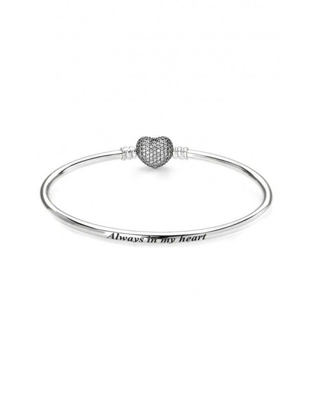 Pulsera Pandora corazón pavé 590722CZ-17