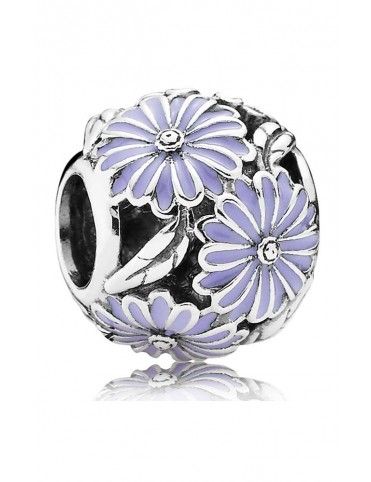 Charm Pandora esmalte Campo de Margaritas moradas 791487EN66