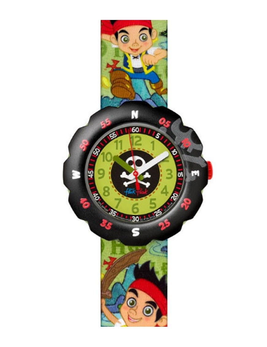 Reloj Flik Flak Jake and the Never Land FLSP005