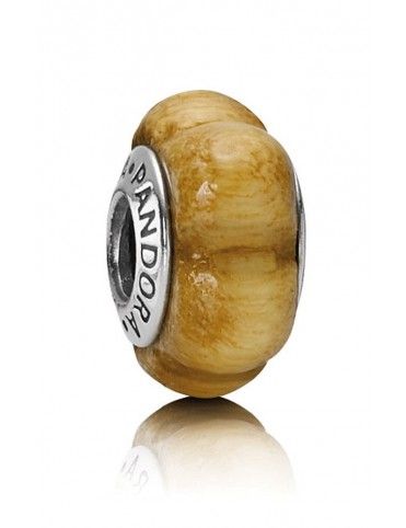 Abalorio Pandora plata y madera 790714