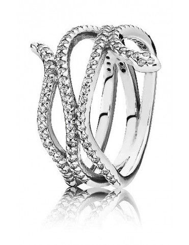 Anillo Pandora plata Serpiente Enroscada 190954CZ-52