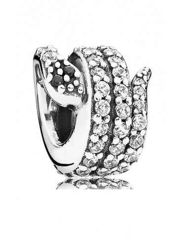 Abalorio Pandora plata Serpiente Centelleante 791539CZ