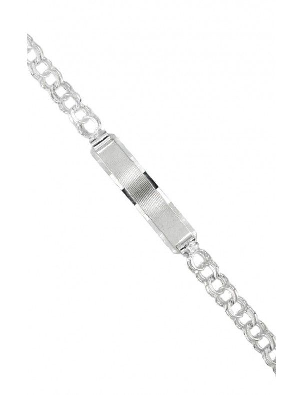 Pulsera Esclava Plata mujer 7+1+1