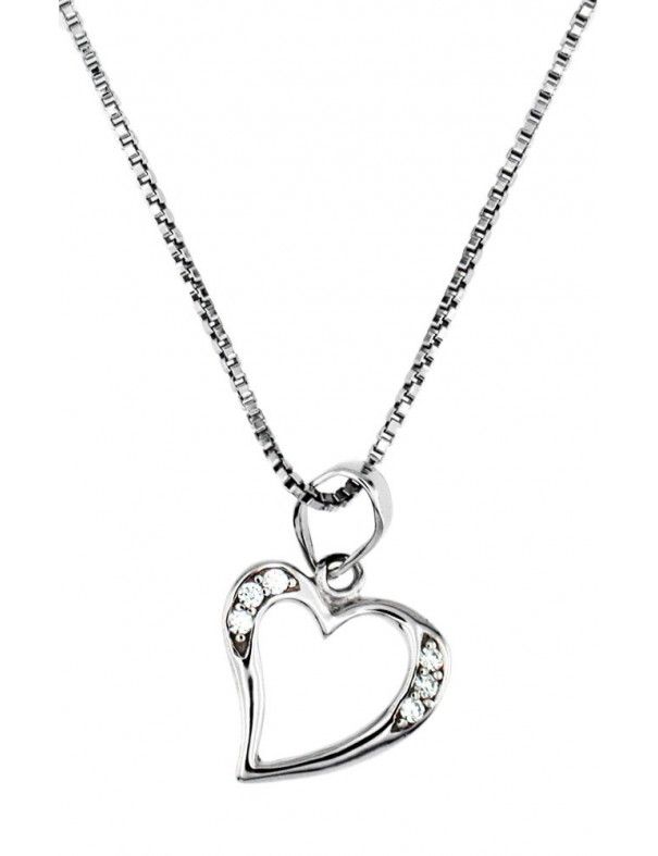 Collar plata mujer EN2181-PS001&VE 0.15