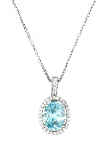 Collar plata mujer PS6440TOP&VE 0.15-42