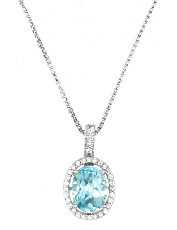 Collar plata mujer PS6440TOP&VE 0.15-42