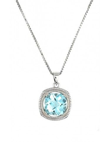 Collar plata mujer PS6422TOP&VE 0.15-42