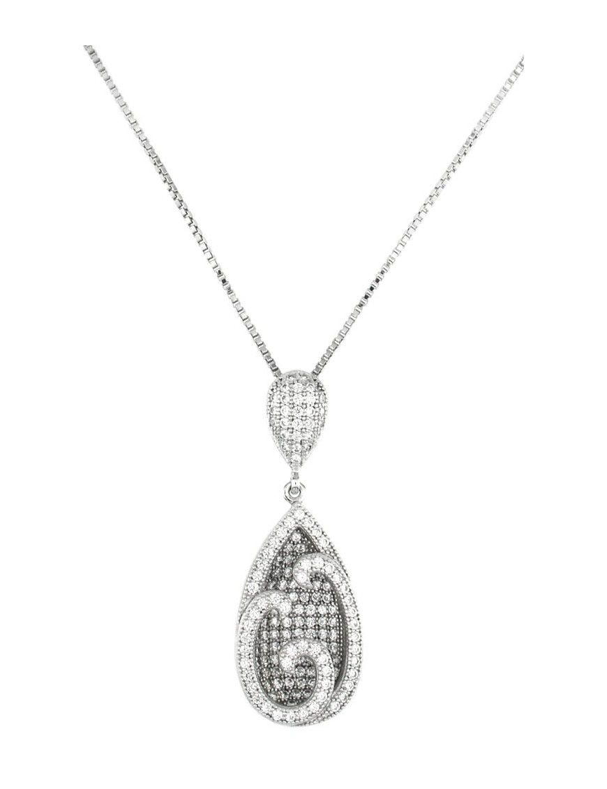 Collar plata mujer PV30476W&VE 0,15-42