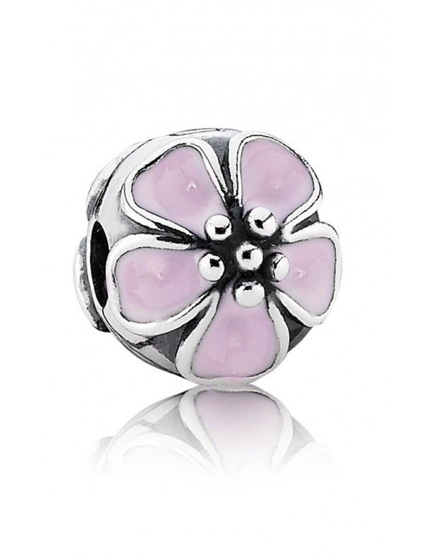 Charm Clip Pandora Plata Flor de Cerezo Rosa 791041EN40