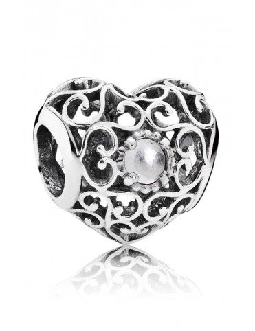 Abalorio Pandora Plata Corazón 791784RC