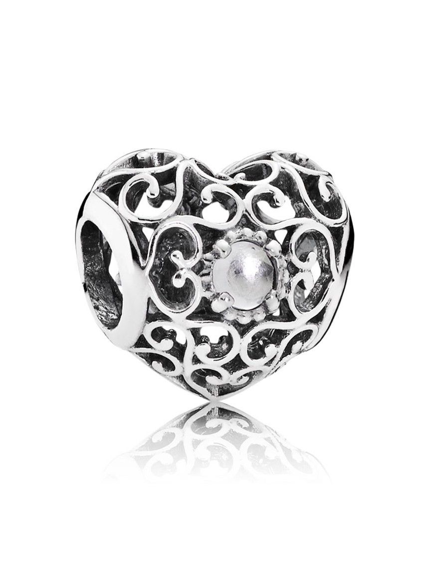 Abalorio Pandora Plata Corazón 791784RC