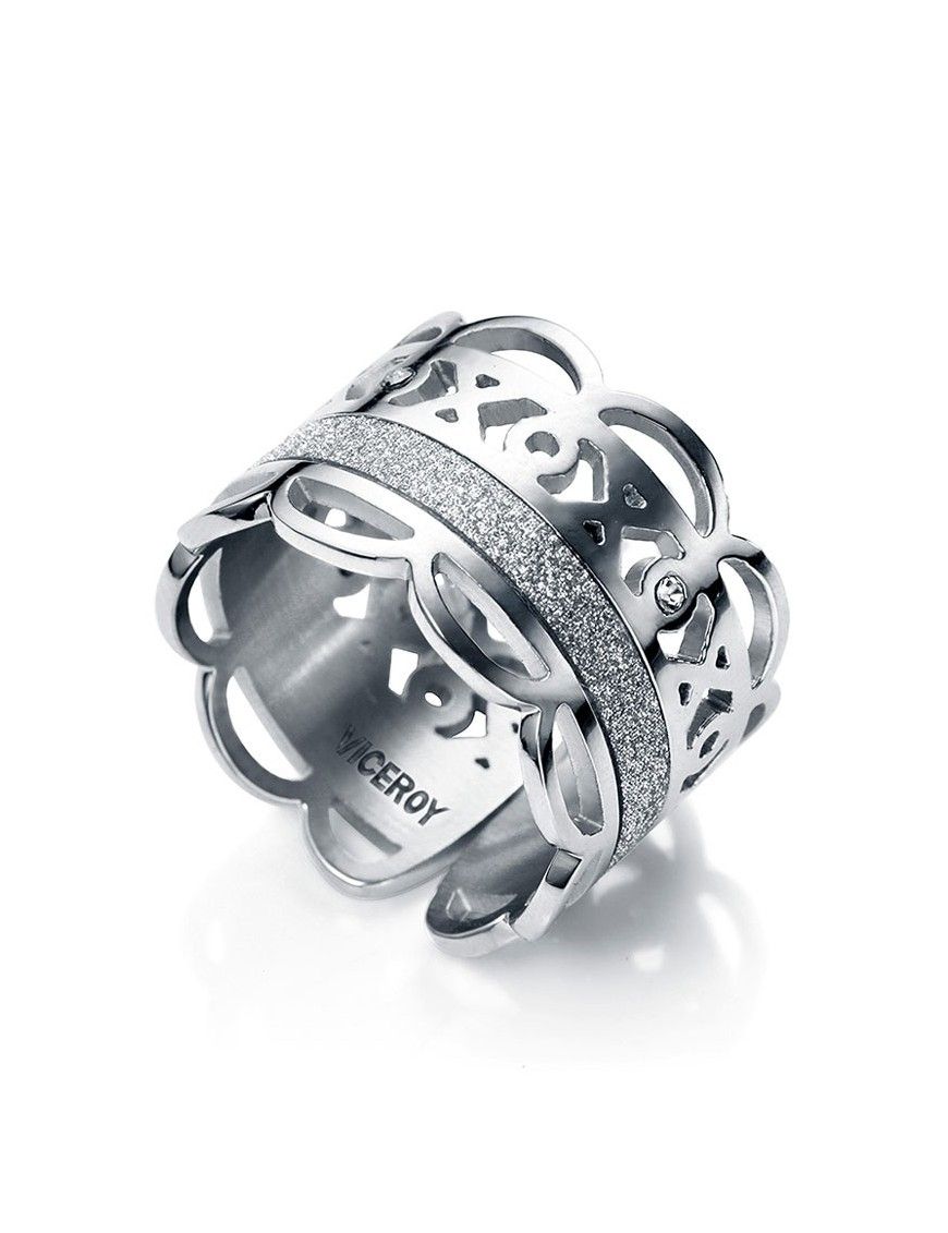 Anillo Viceroy acero mujer 80002A01400