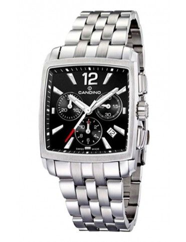 RELOJ CANDINO, ACERO CRONO HOMBRE C4374/B