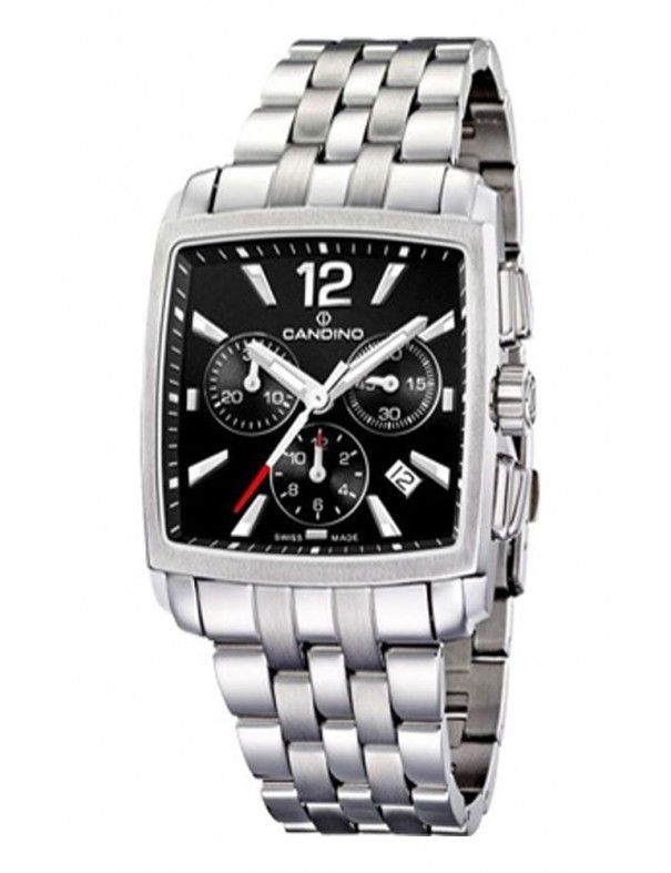 RELOJ CANDINO, ACERO CRONO HOMBRE C4374/B